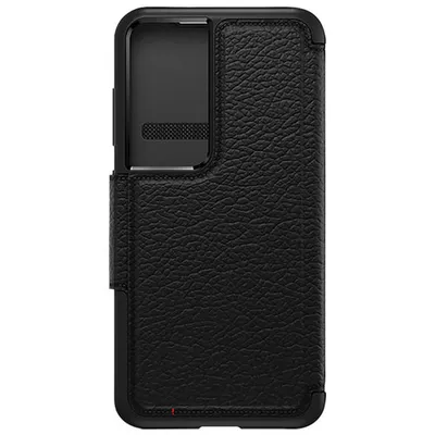 OtterBox Strada Folio Case for Galaxy S23 - Black/Pewter