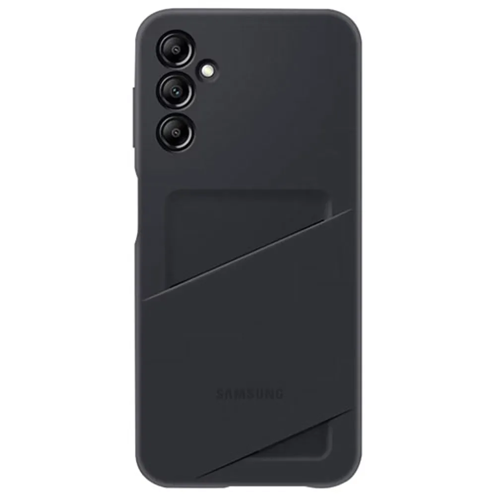 Samsung Card Slot Fitted Hard Shell Case for Galaxy A14 5G - Black