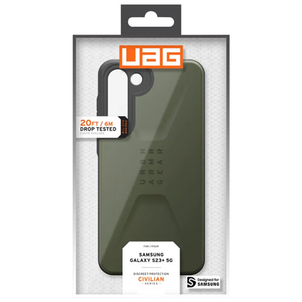 UAG Civilian Fitted Hard Shell Case for Galaxy S23+ (Plus) - Olive Drab