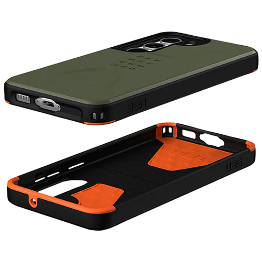 UAG Civilian Fitted Hard Shell Case for Galaxy S23 - Olive Drab