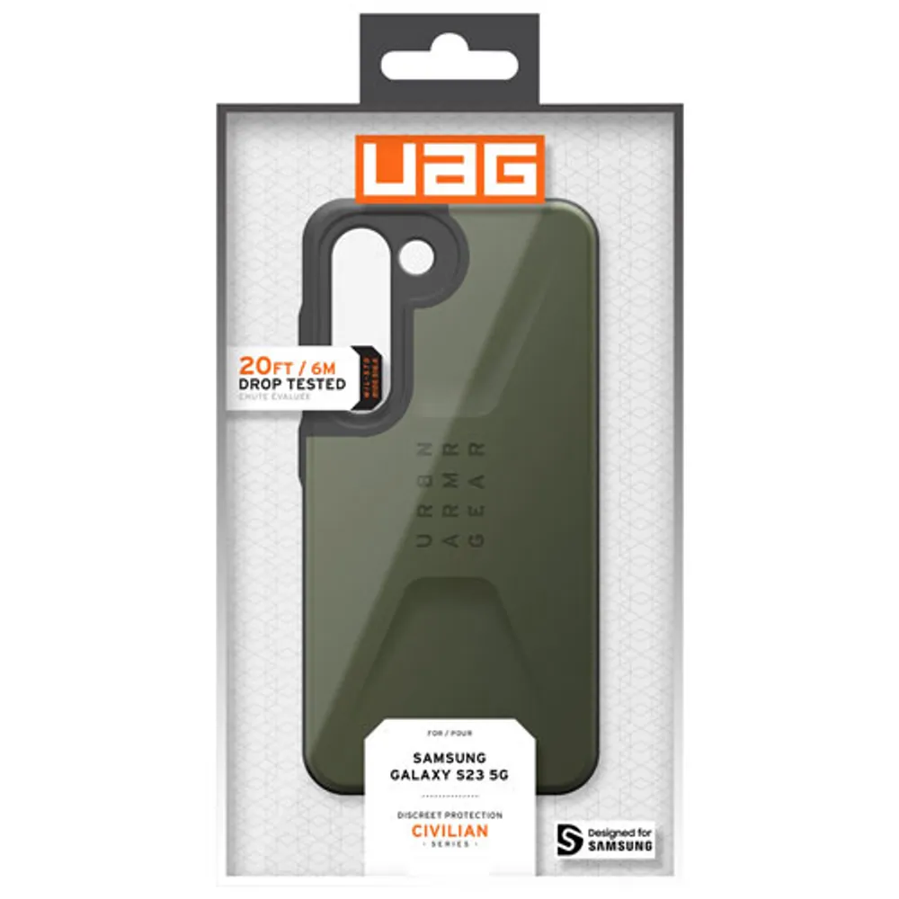 UAG Civilian Fitted Hard Shell Case for Galaxy S23 - Olive Drab