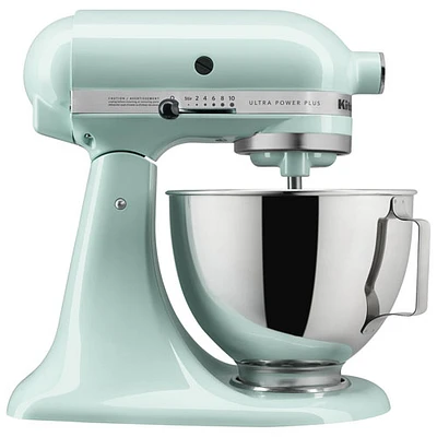 Batteur sur socle à tête inclinable Ultra Power Plus de KitchenAid - 4,5 pte - 300 W - Bleu glace