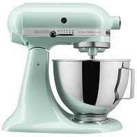 Batteur sur socle à tête inclinable Ultra Power Plus de KitchenAid - 4,5 pte - 300 W - Bleu glace