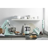 Batteur sur socle à tête inclinable Ultra Power Plus de KitchenAid - 4,5 pte - 300 W - Bleu glace