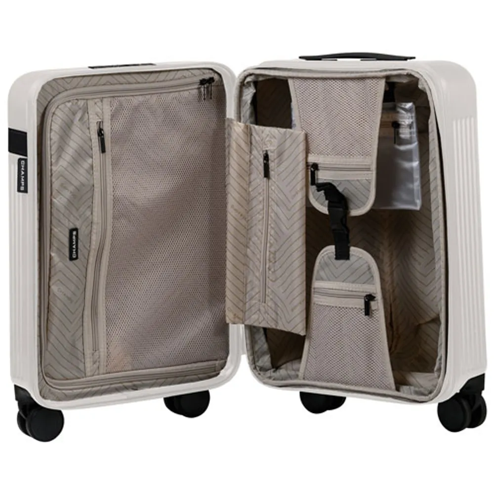 Champs Onyx Collection 3-Piece Hard Side Expandable Luggage Set