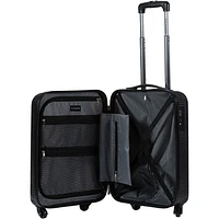 Champs Iconic Collection 3-Piece Hard Side Expandable Luggage Set - Black