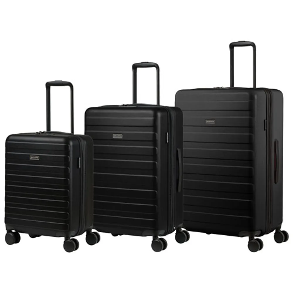 Champs Fire Collection 3-Piece Hard Side Expandable Luggage Set