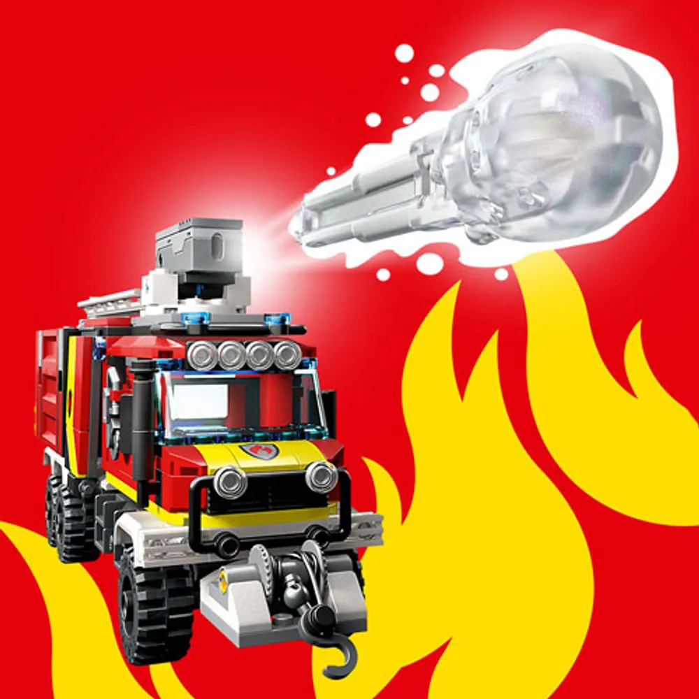 LEGO City: Fire Command Truck - 502 Pieces (60374)