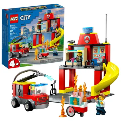 LEGO City: Fire Station and Fire Truck - 153 Pieces (60375)