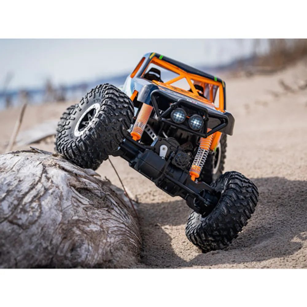 LiteHawk BIG TOM TRIPLE 4 4WD RC Rock Racer (40023) - Orange/White