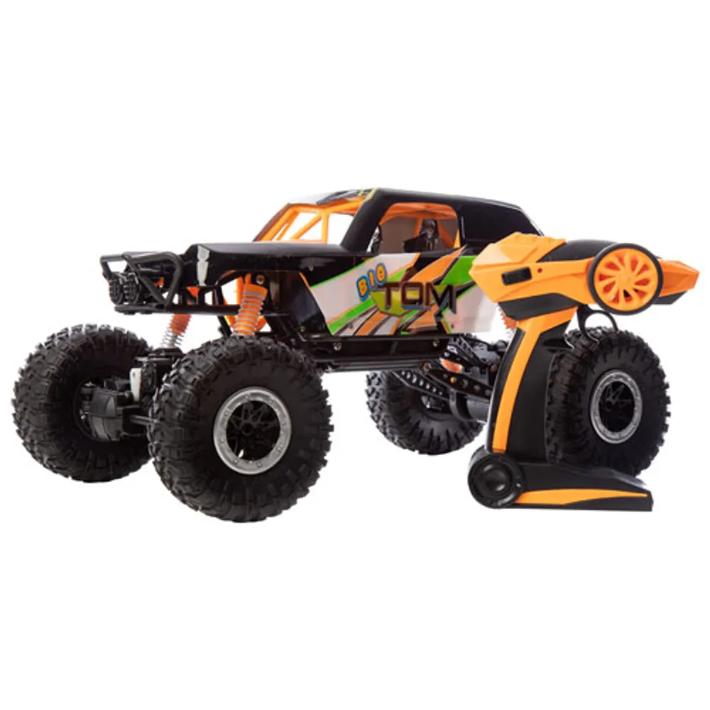 LiteHawk BIG TOM TRIPLE 4 4WD RC Rock Racer (40023) - Orange/White