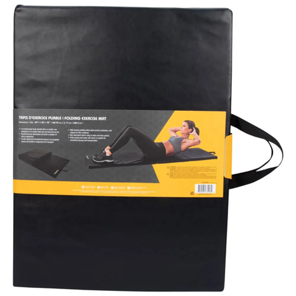 Econofitness Folding Exercise Mat - Black