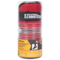 Econofitness Adjustable Comfort Fit Ankle & Wrist Weights - 2 lb - Red/Black