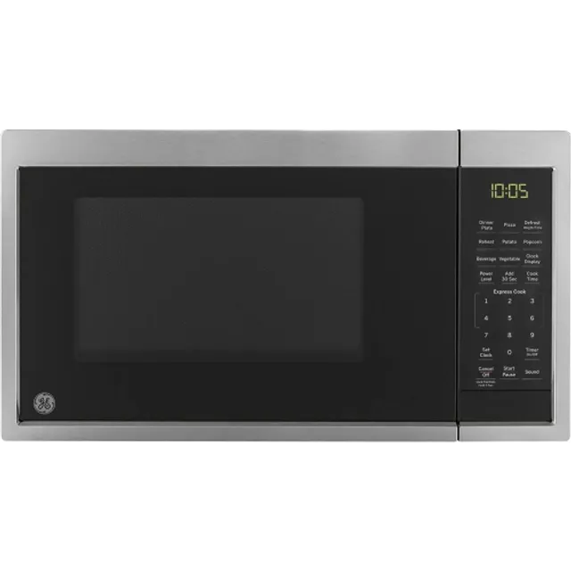 GE Countertop Microwave Oven | 0.7 Cubic Feet Capacity, 700 Watts | Kitchen  Essentials for the Countertop or Dorm Room | Stainless Steel