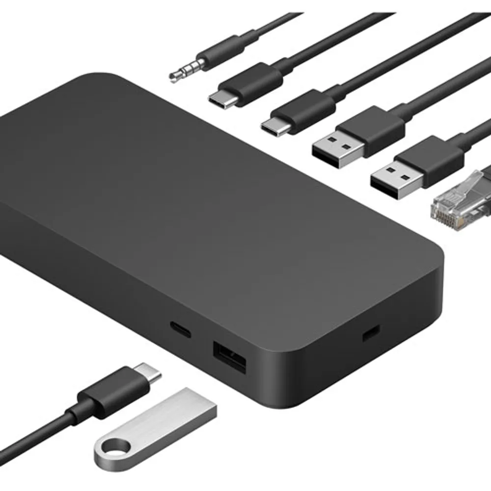 Station d'accueil 8-en-1 Thunderbolt 4 pour Surface de Microsoft - Partenaire de détail exclusif