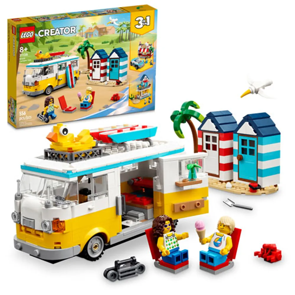 LEGO Creator: Beach Camper Van - 556 Pieces (31138)