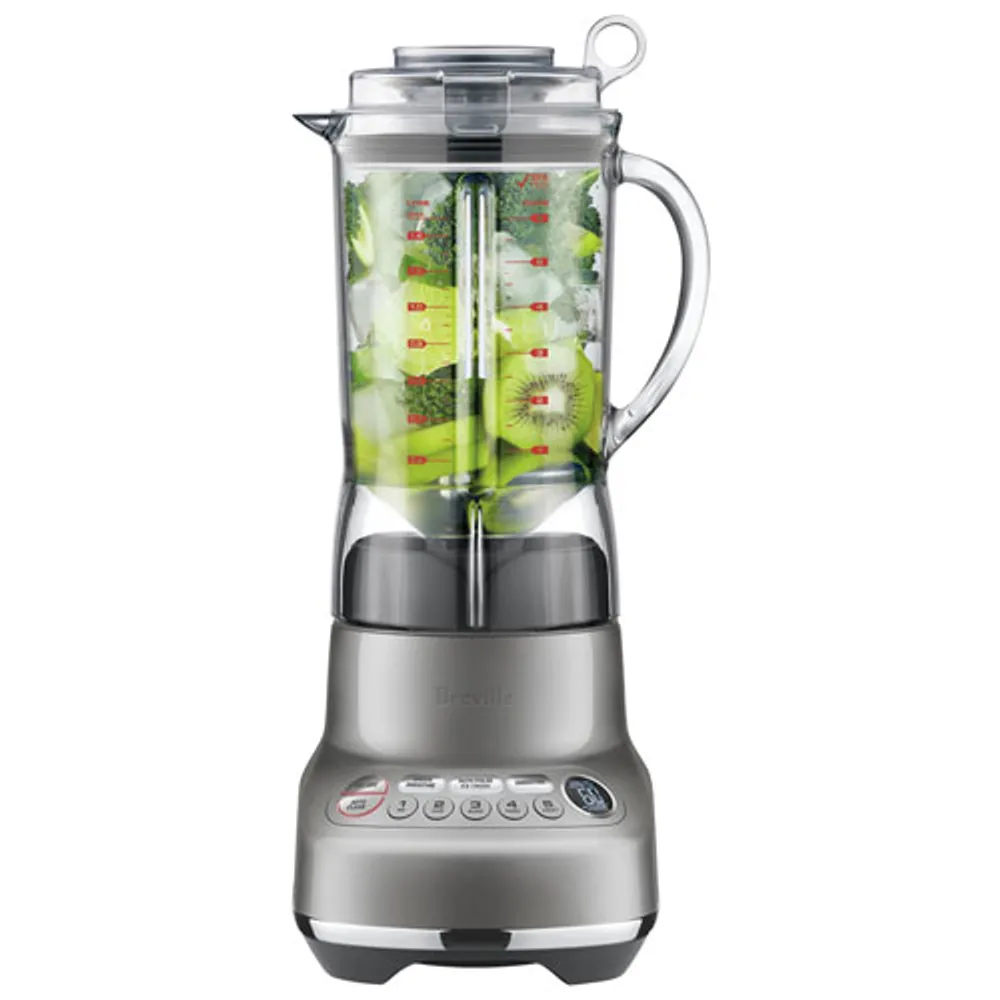 Refurbished (Good) - Breville Fresh & Furious 1.5L 1100-Watt Stand Blender - Smoked Hickory - Remanufactured by Breville