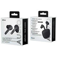 Defunc TRUE AUDIO In-Ear Sound Isolating True Wireless Earbuds - Black