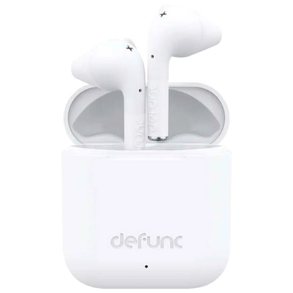 Defunc TRUE GO SLIM In-Ear Sound Isolating True Wireless Earbuds - White