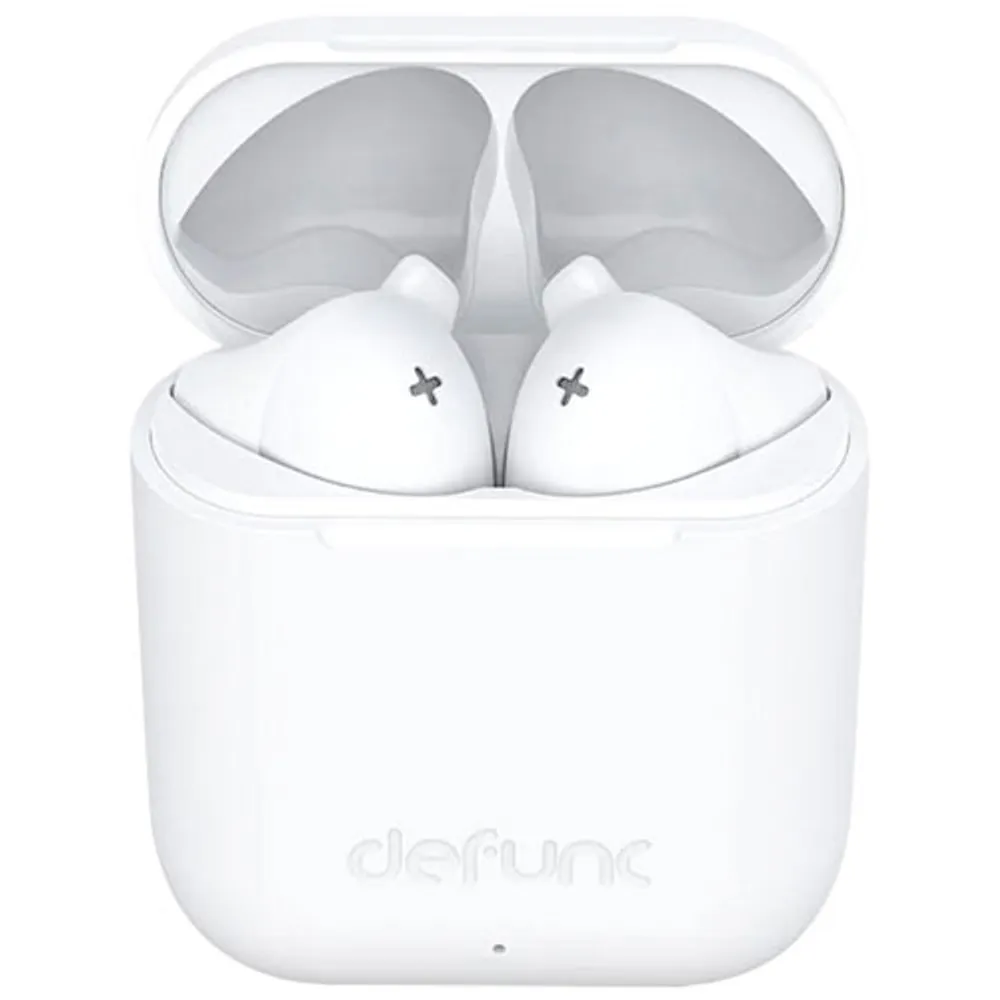 Defunc TRUE GO SLIM In-Ear Sound Isolating True Wireless Earbuds - White