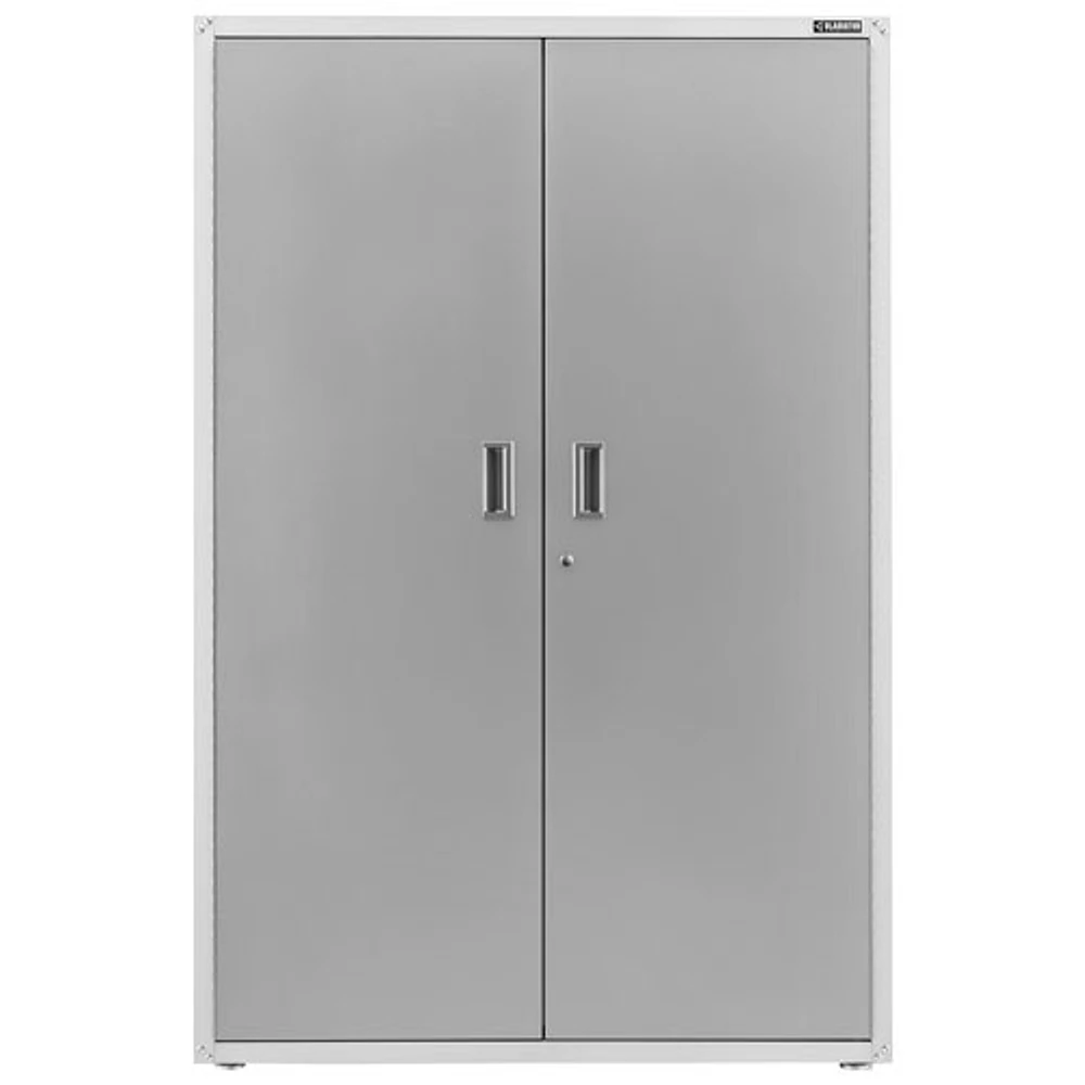 Armoire de bureau robuste en acier soudé de Gladiator (GAJG48KDZW) - Ardoise grise