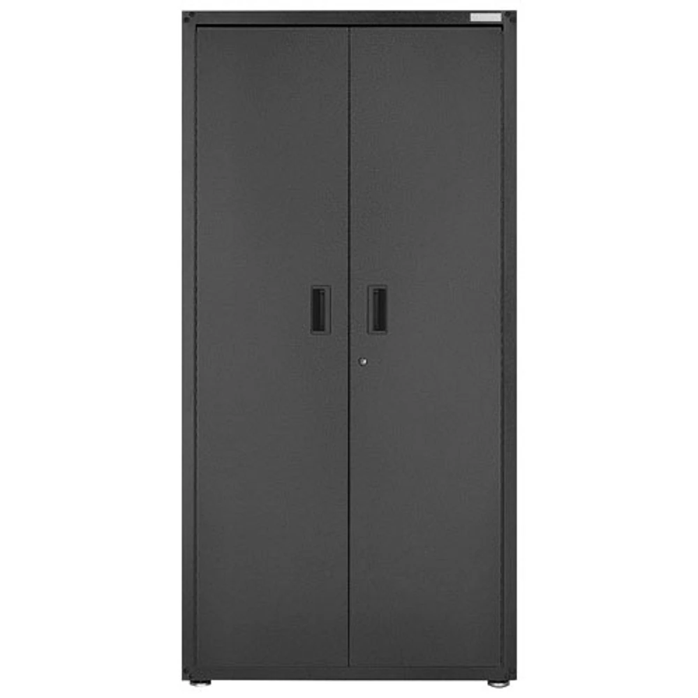 Armoire de rangement de bureau en acier de Gladiator (GAJG36FDKSG) - Granite martelé