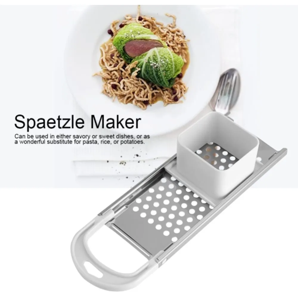 Biltek Pasta Maker Machine - Stainless Steel Hand Crank Cutter