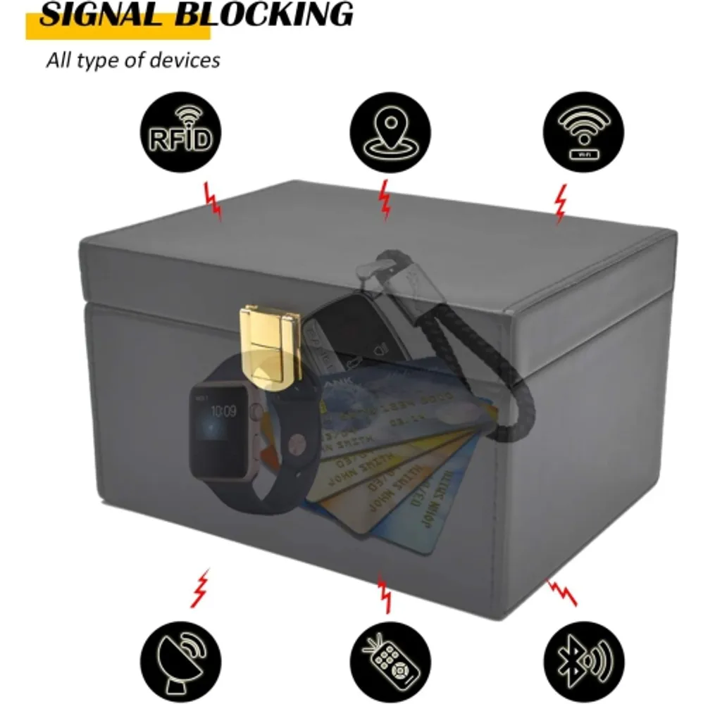 GENERIC Faraday Key Fob Protector Box, RFID Signal Blocking Box, Car Key  Signal Blocking Box Anti Theft Shielding Box