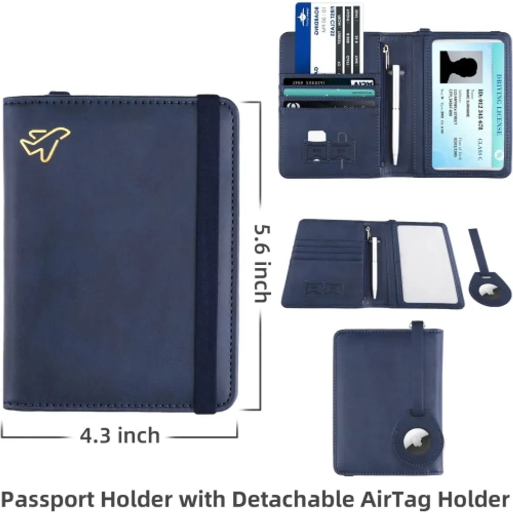 AirTag Passport Wallet
