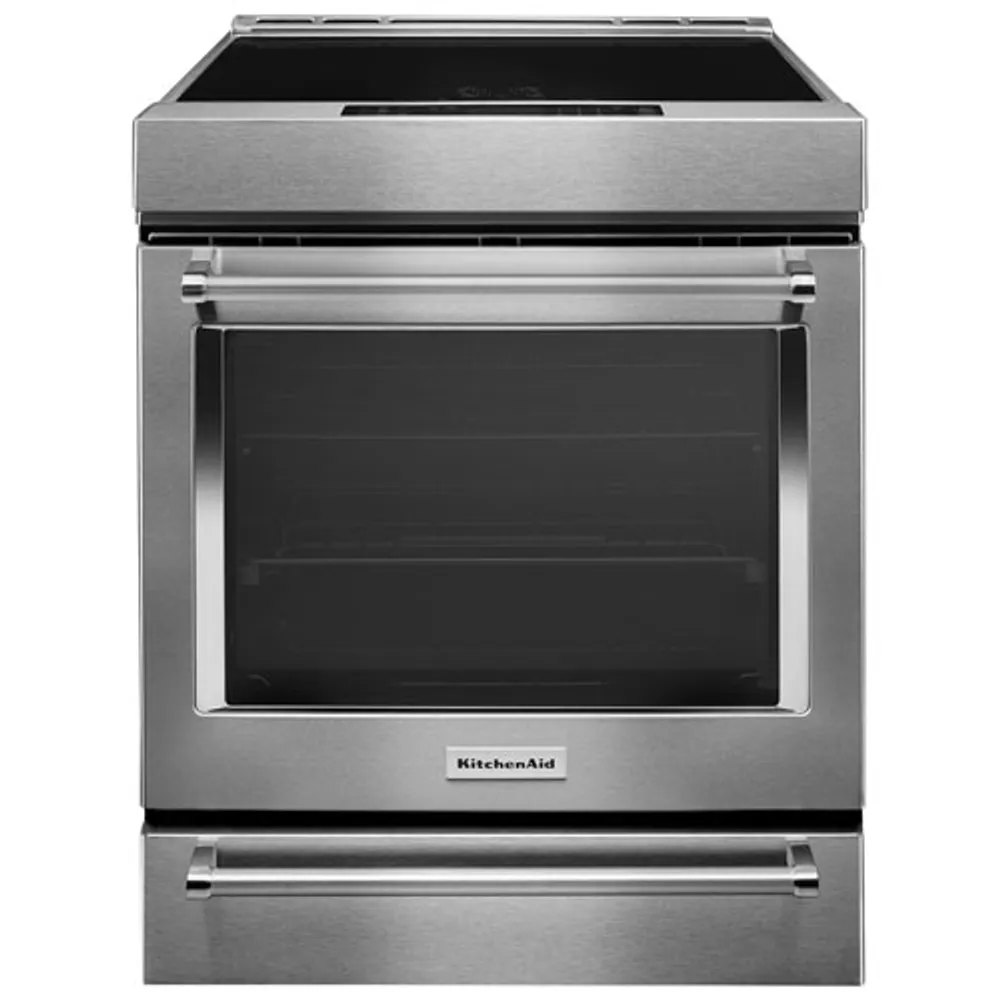 KitchenAid 30" 6.4 Cu. Ft. True Convection Slide-In Induction Range (KSIS730PSS) - Stainless Steel