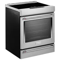 KitchenAid 30" 6.4 Cu. Ft. True Convection Slide-In Induction Range (KSIS730PSS) - Stainless Steel