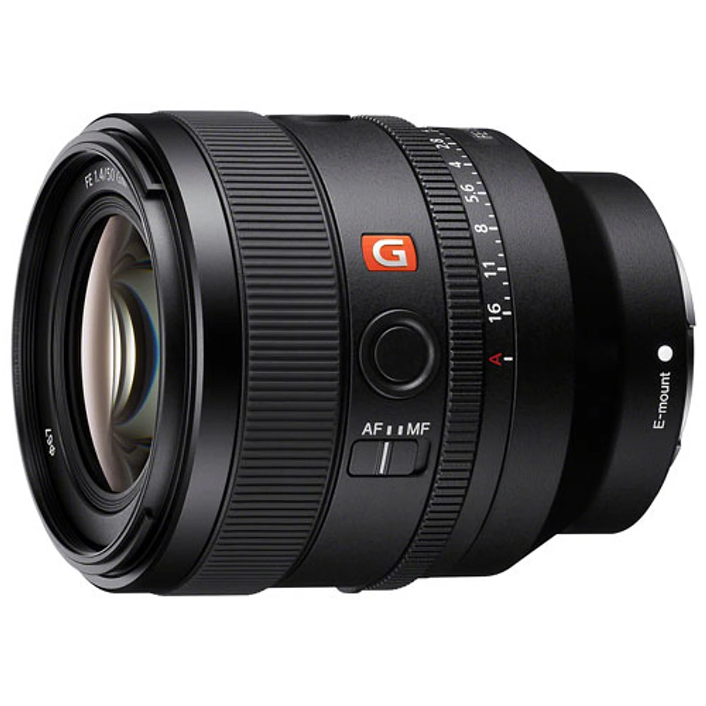 Sony E-Mount Full-Frame FE 50mm f/1.4 GM G Master Lens