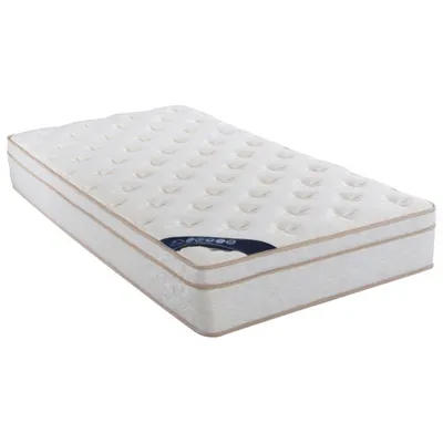 Brassex 10.5" Pocket Euro Top Memory Foam Mattress - Queen