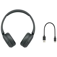 Casque d'écoute Bluetooth WH-CH520 de Sony avec microphone - Noir