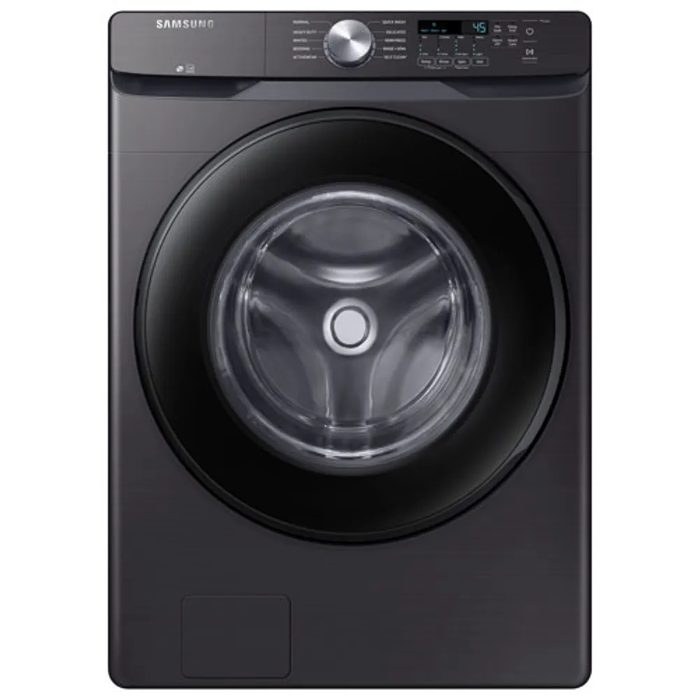 Open Box - Samsung 5.2 Cu. Ft. Front Load Washer (WF45T6000AV/A5) - Black - Scratch & Dent