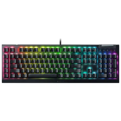 Razer BlackWidow V4 X Mechanical Gaming Keyboard with Chroma RGB - Black