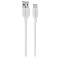 Câble tissé USB-C à USB-A de 1,8 m (6 pi) d'Insignia (NS-MCAW621C-C) - Blanc - Exclusivité de Best Buy