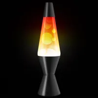 Lava Lite 14.5" Tricolour Lava Lamp - Red/Yellow/White