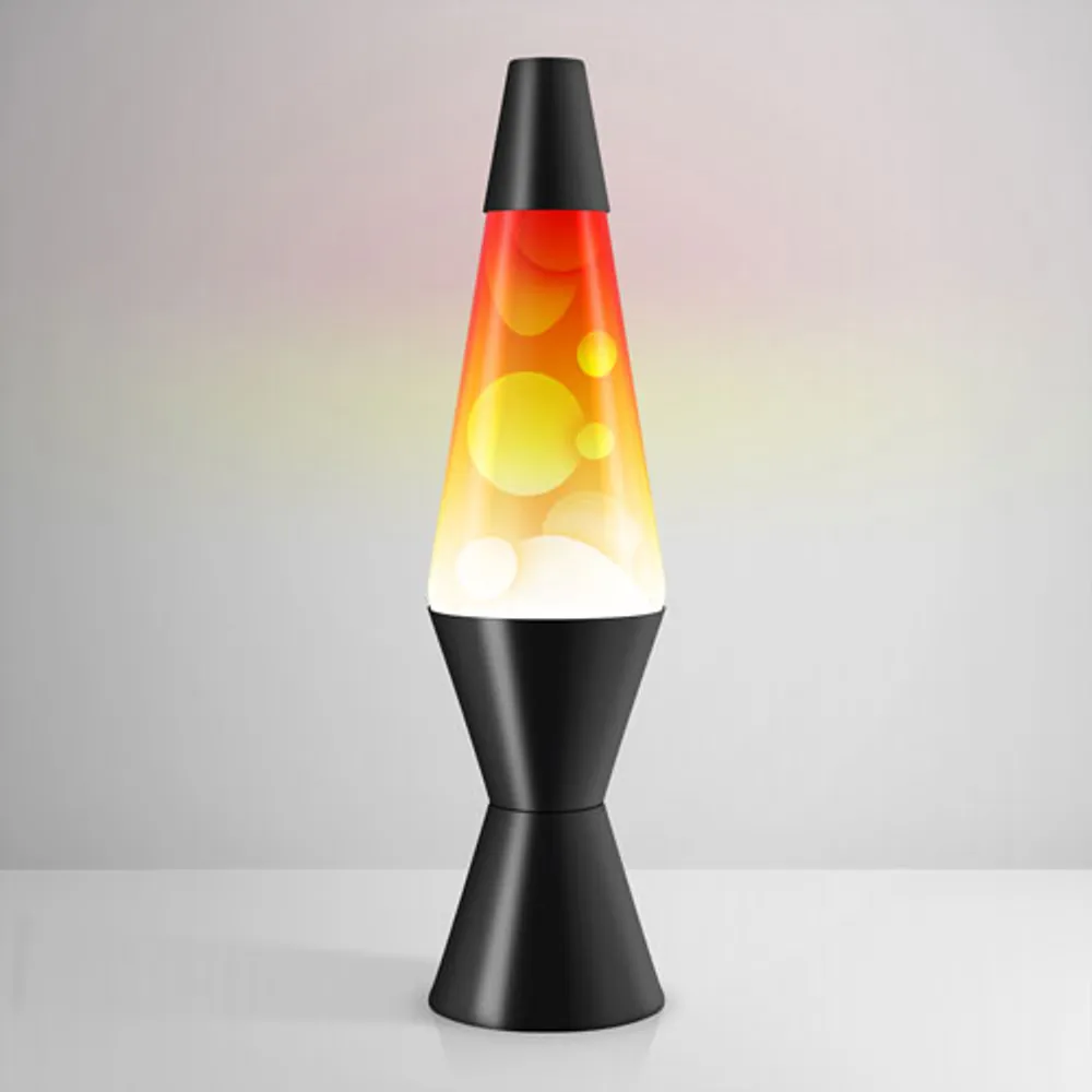 Lava Lite 14.5" Tricolour Lava Lamp - Red/Yellow/White