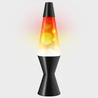 Lava Lite 14.5" Tricolour Lava Lamp - Red/Yellow/White