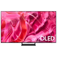 Samsung 77" 4K UHD HDR QD-OLED Tizen Smart TV (QN77S92CAFXZC) - 2023 - Titan Black - Only at Best Buy