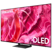 Samsung 77" 4K UHD HDR QD-OLED Tizen Smart TV (QN77S92CAFXZC) - 2023 - Titan Black - Only at Best Buy