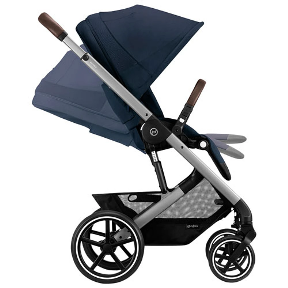 Cybex Balios S Lux 2 All-Terrain Stroller - Ocean Blue/Silver