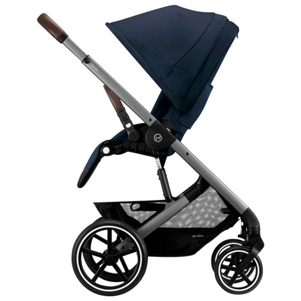 Cybex Balios S Lux 2 All-Terrain Stroller - Ocean Blue/Silver