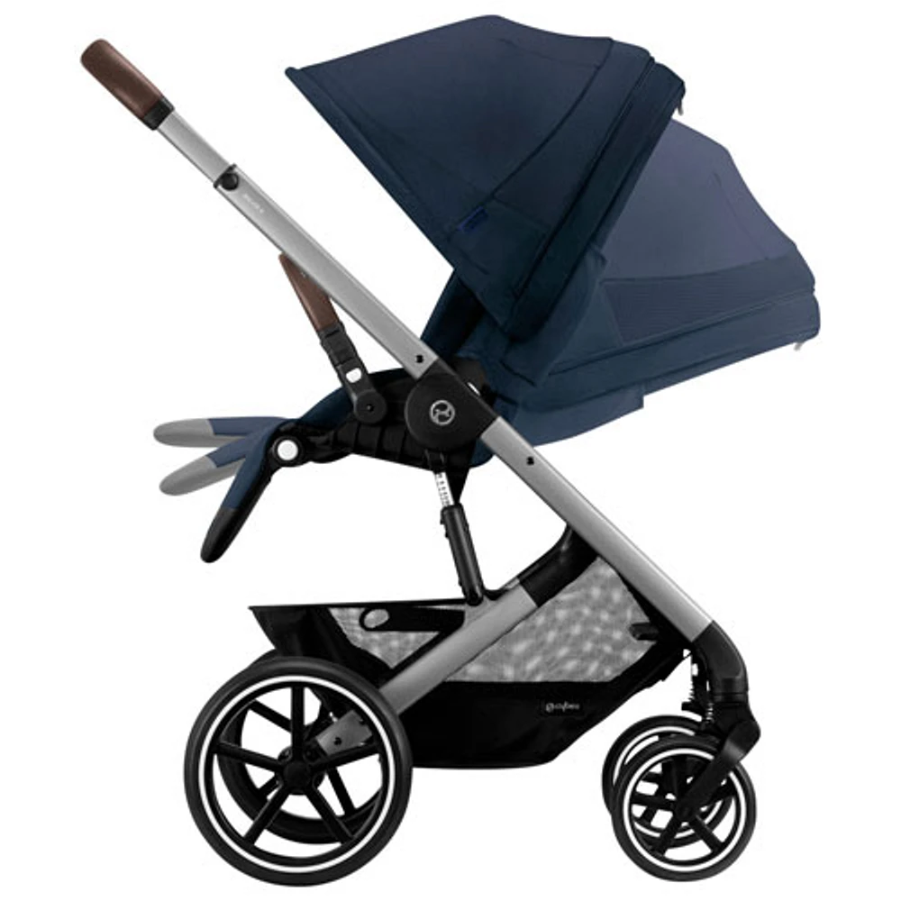 Cybex Balios S Lux 2 All-Terrain Stroller - Ocean Blue/Silver