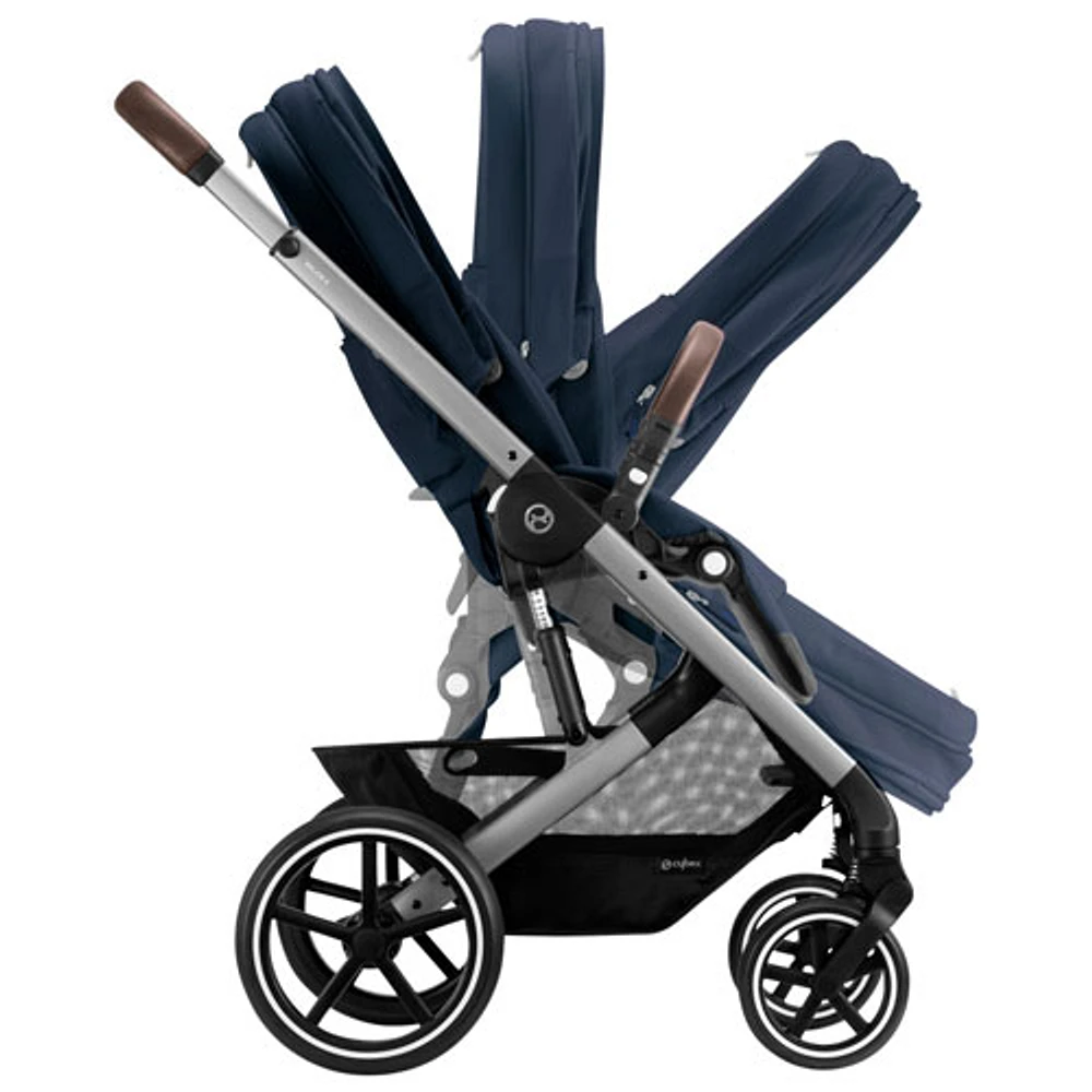 Cybex Balios S Lux 2 All-Terrain Stroller - Ocean Blue/Silver