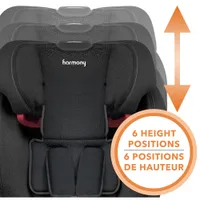 Harmony Commander 3-in-1 Deluxe Harnessed Booster Car Seat - Black