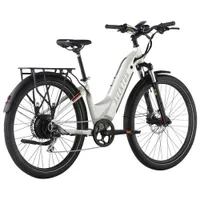 Aventon Level.2 Step-Through 500W Electric City Bike with up to 96km Battery Range - Small/Medium - Polar