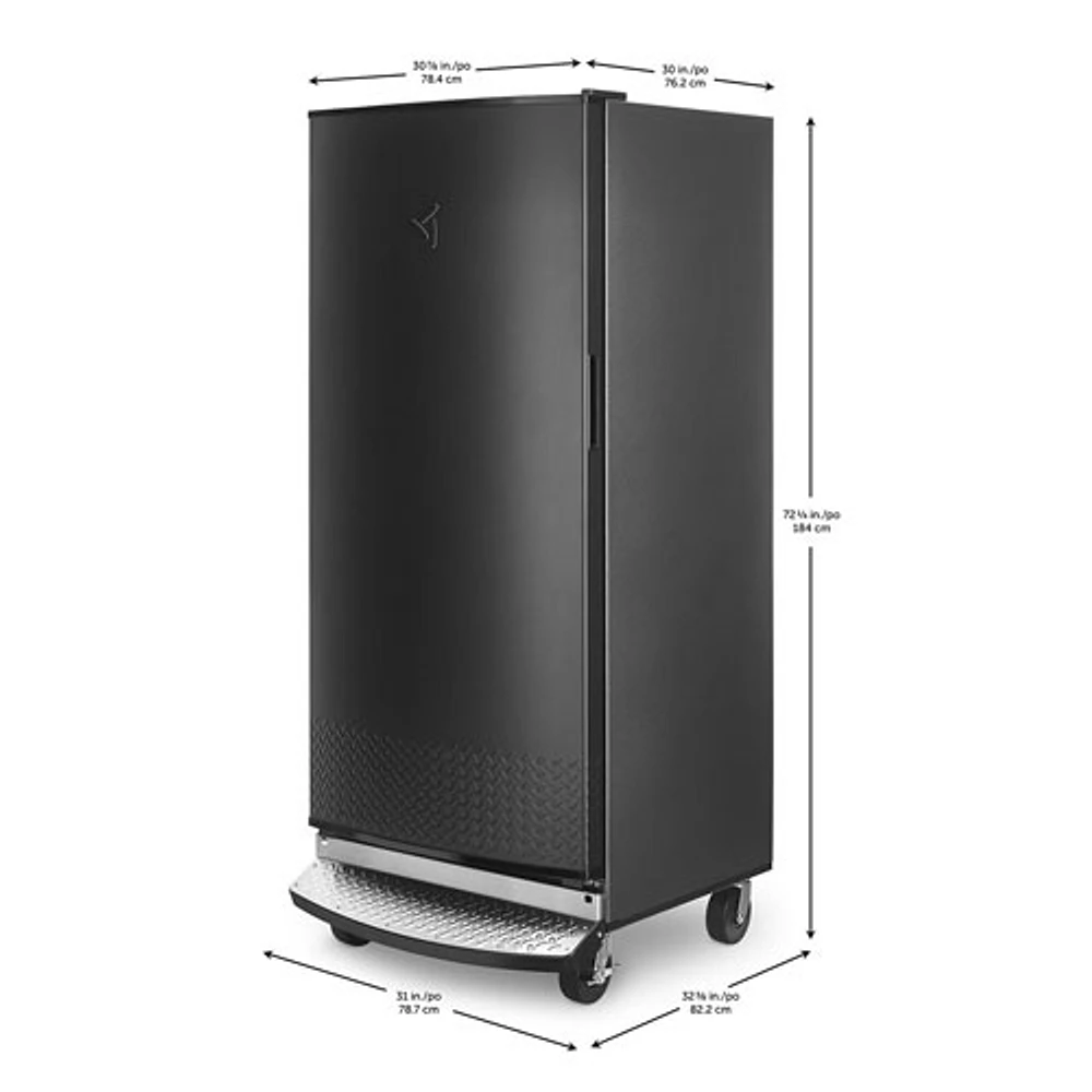 Gladiator 31" 17.8 Cu. Ft. All-Fridge Refrigerator (GARF30FDGB) - Black