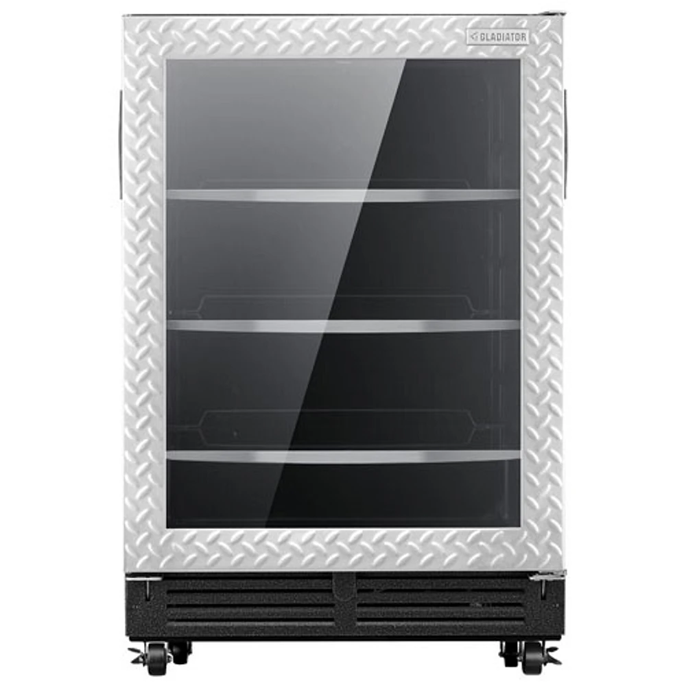 Gladiator 25" 5.4 Cu. Ft. Under the Counter Refrigerator (GABC05FDKG) - Silver Tread